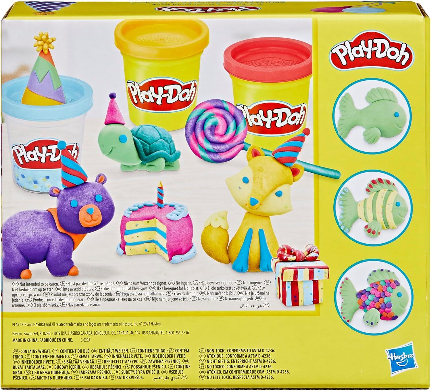 imagePlayDoh 12 Pack Celebration Compound Includes Confetti ampamp Metallic Shine Assort Colors Back to School Gifts Prizes ampamp Party Favors Kids Arts ampamp Crafts Preschool Toys Ages 3