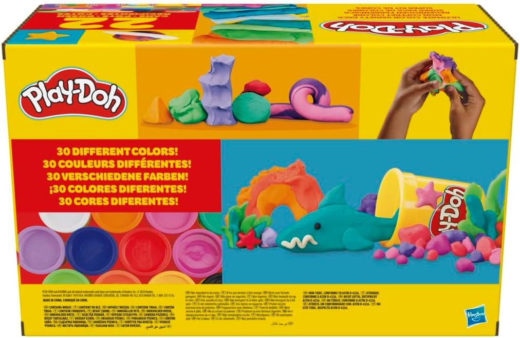 imagePlayDoh 22 Pack Ultimate Color Variety Bulk Assorted Colors 2 ampamp 4 Ounce Modeling Compound Cans Kids Arts ampamp Crafts Preschool Toys Christmas Stocking Stuffer Gifts Ages 2 Amazon Exclusive