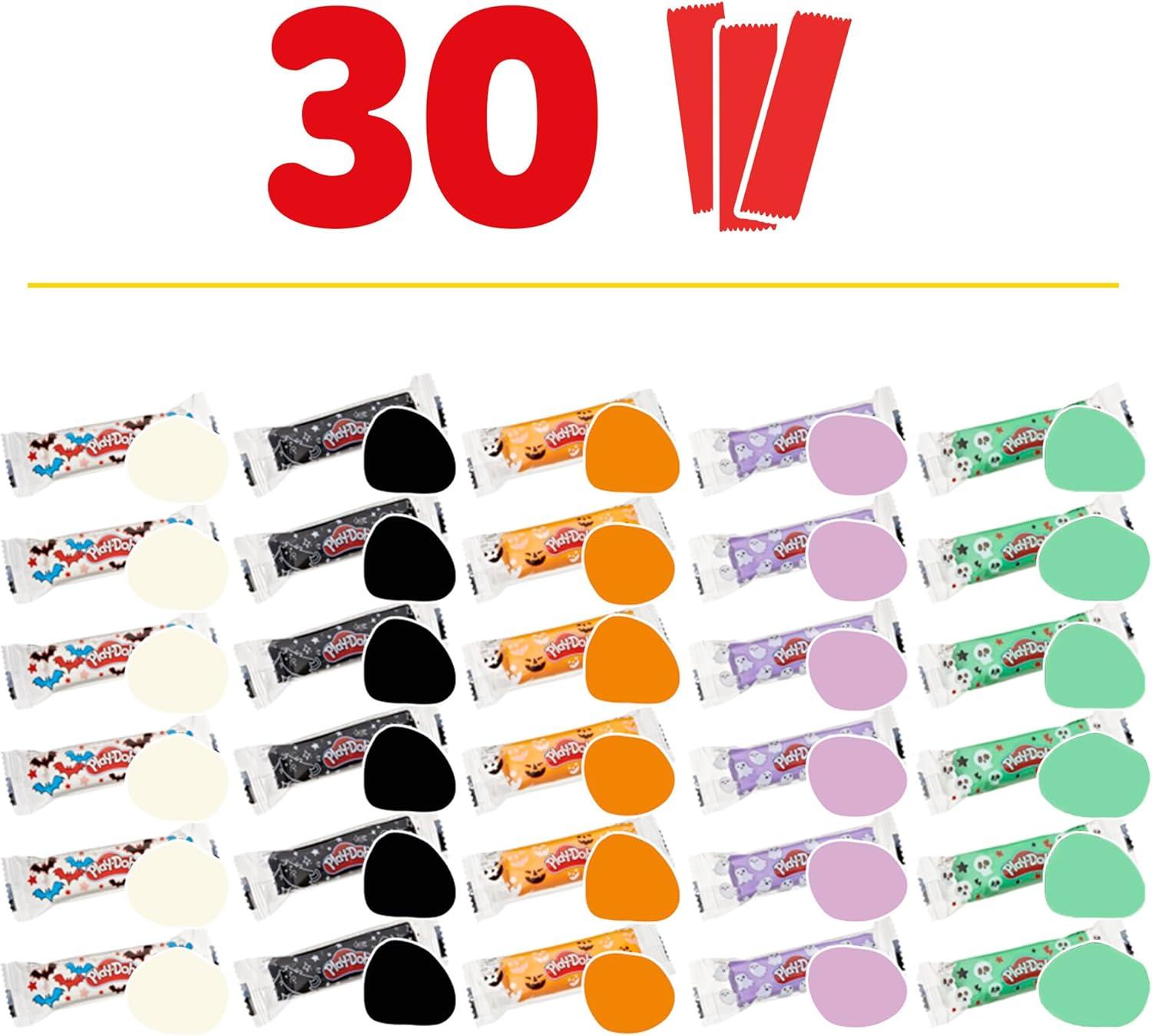 imagePlayDoh 30 Pack Spooky Colors Individually Wrapped 1 Ounce Sticks for Halloween Trick or Treat or Fall Seasonal Arts ampamp Crafts for Kids 2