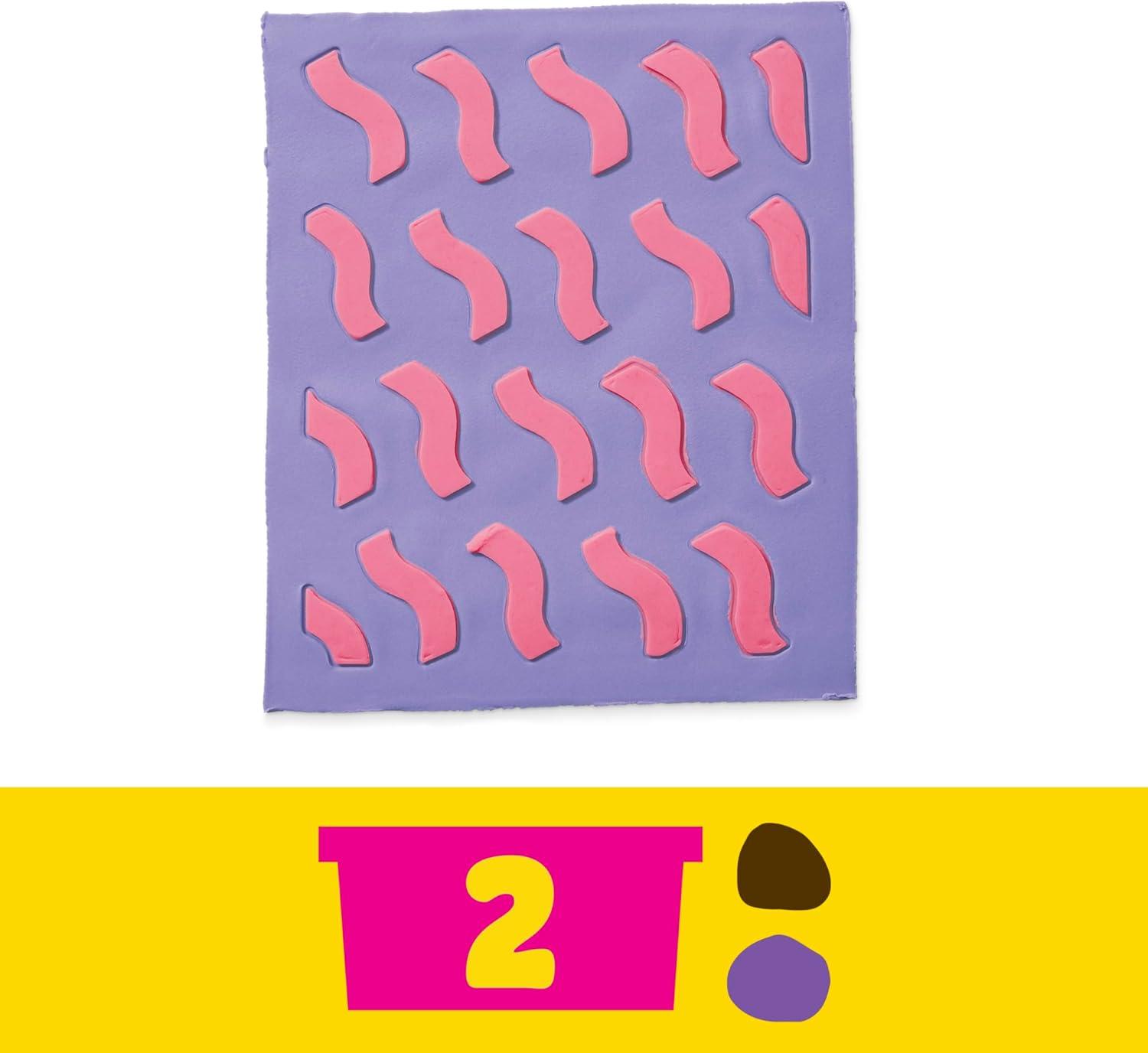 imagePlayDoh Barbie Fashionista Ruffles Set Make Doll Clothes with Modeling Compound ampamp 10 Fashion Accessories Arts ampamp Crafts for Girls ampamp Boys Kids Christmas Gifts 5