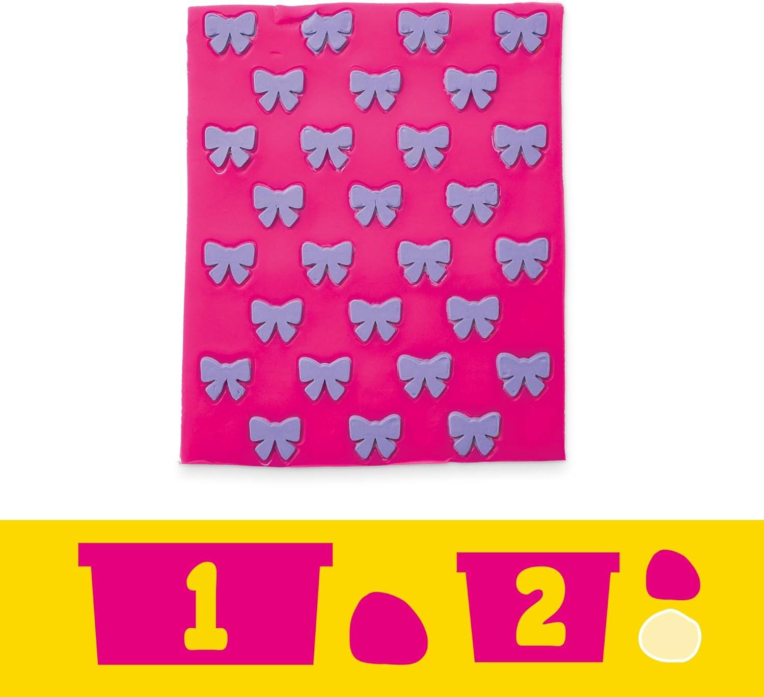 imagePlayDoh Barbie Ruffles and Bows Set Make Doll Clothes with Modeling Compound ampamp 9 Fashion Accessories Arts ampamp Crafts for Girls ampamp Boys Kids 5