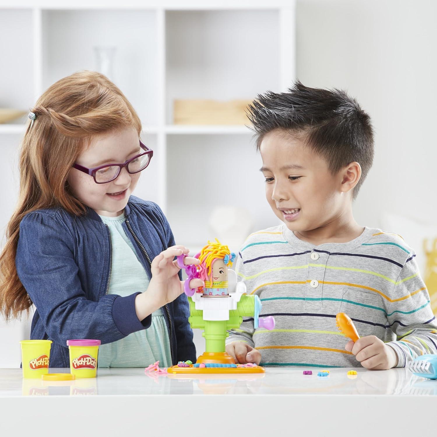 imagePlayDoh Buzz n Cut Fuzzy Pumper Barber Shop Set Electric Buzzer 5 Colors of 2Ounce Cans Preschool Toys Christmas Gifts Girls ampamp Boys Ages 3 Amazon ExclusiveToy