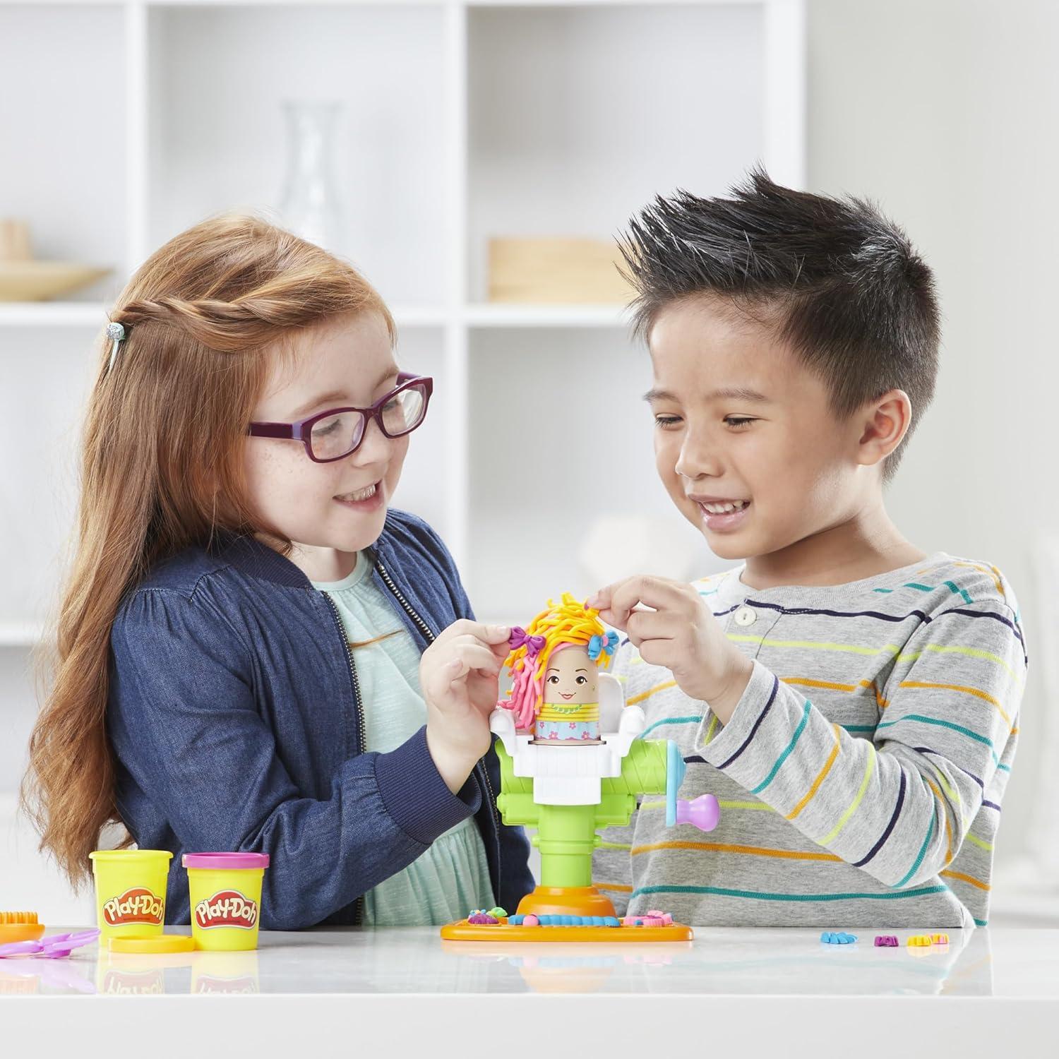 imagePlayDoh Buzz n Cut Fuzzy Pumper Barber Shop Set Electric Buzzer 5 Colors of 2Ounce Cans Preschool Toys Christmas Gifts Girls ampamp Boys Ages 3 Amazon ExclusiveToy