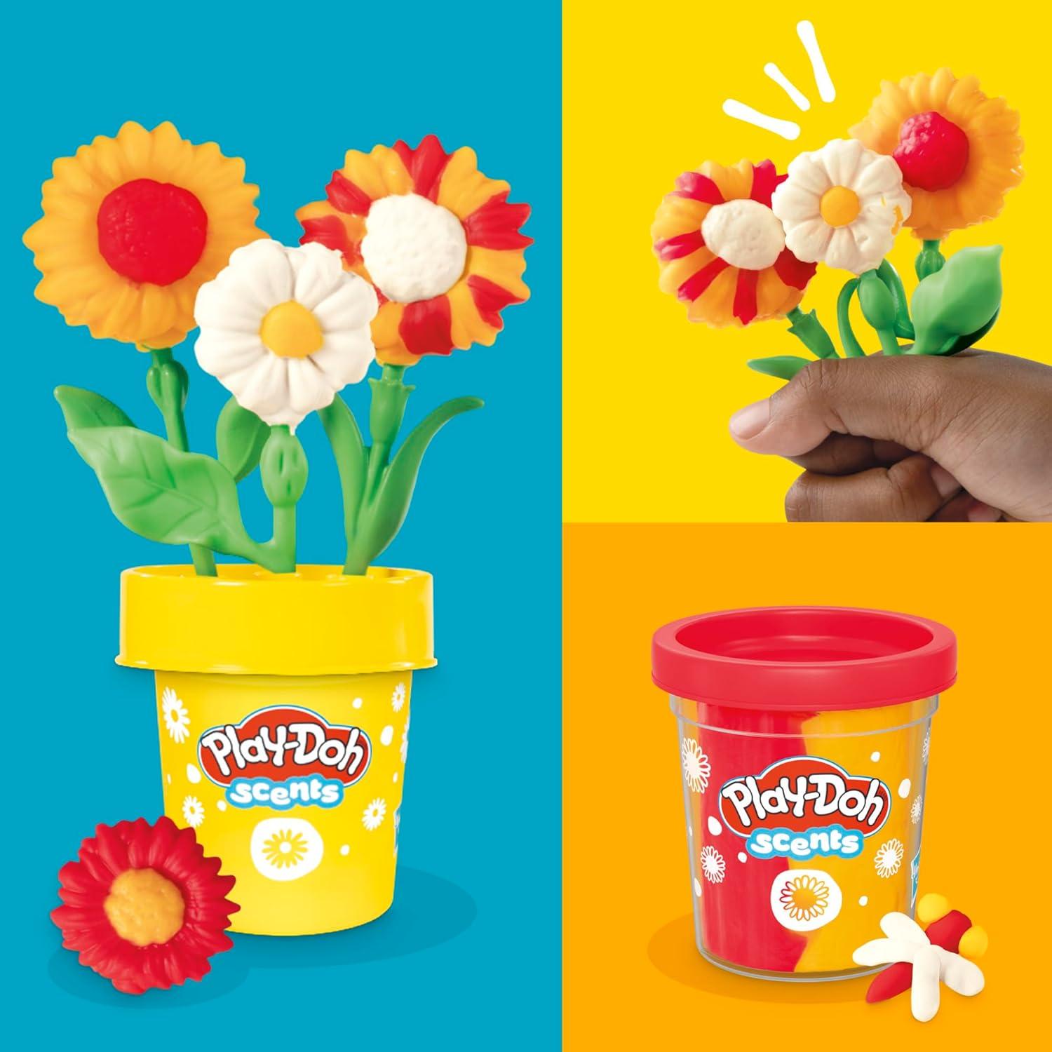 imagePlayDoh Flower Bundle Tulips Daffodils Sunflower ampamp Daisies Kids Arts ampamp Crafts Kit Gifts for Girls ampamp Boys BundleFlowers Bundle