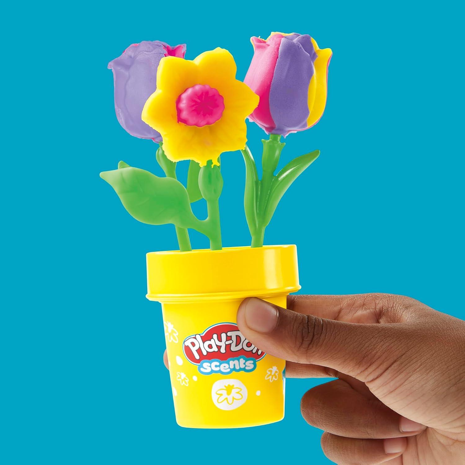 imagePlayDoh Flower Bundle Tulips Daffodils Sunflower ampamp Daisies Kids Arts ampamp Crafts Kit Gifts for Girls ampamp Boys BundleFlowers Bundle