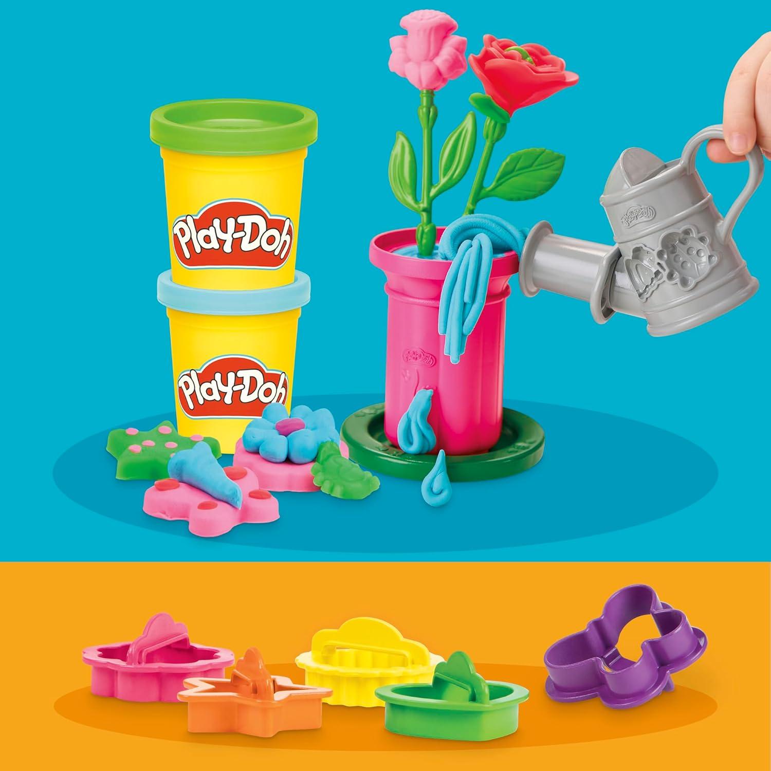imagePlayDoh Flower Shop Playset 27 Garden Toy Accessories Kids Arts ampamp Crafts 3 Amazon Exclusive
