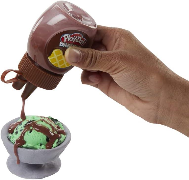 imagePlayDoh Kitchen Creations Cook n Colors Refill Variety Pack with Confetti Elastix Drizzle Metallics and Color Burst NonToxic Amazon Exclusive