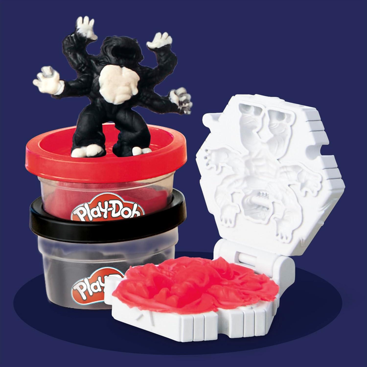 imagePlayDoh Marvel Captain America MotoSlicer Playset with Bendy Action Figure 3 Accessories Imagination Toys for Kids 4 Years ampamp Up