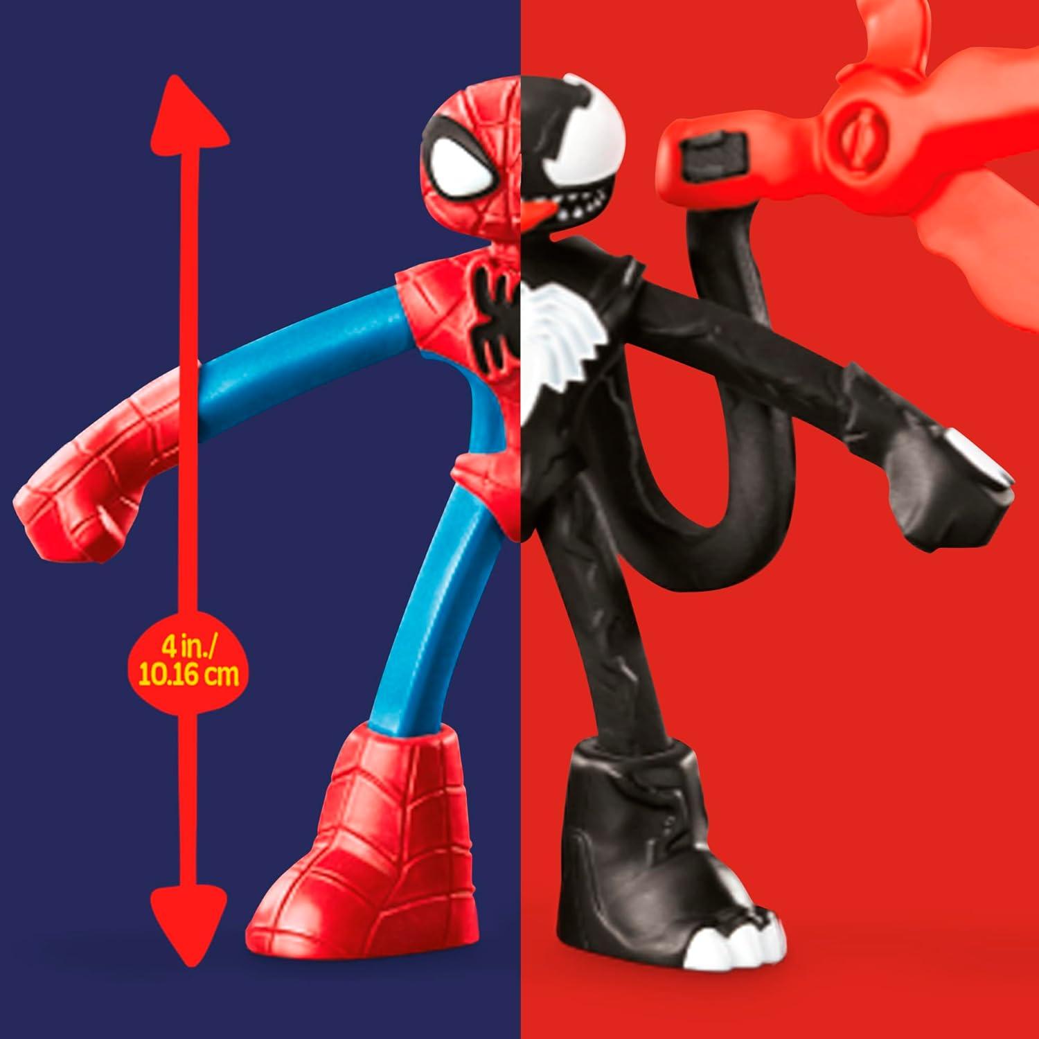 imagePlayDoh Marvel SpiderMan Launch ampamp Slice Battle Playset with 2 Bendy Action Figures and 7 Accessories Imagination Toys for Boys ampamp Girls 4 Years ampamp Up