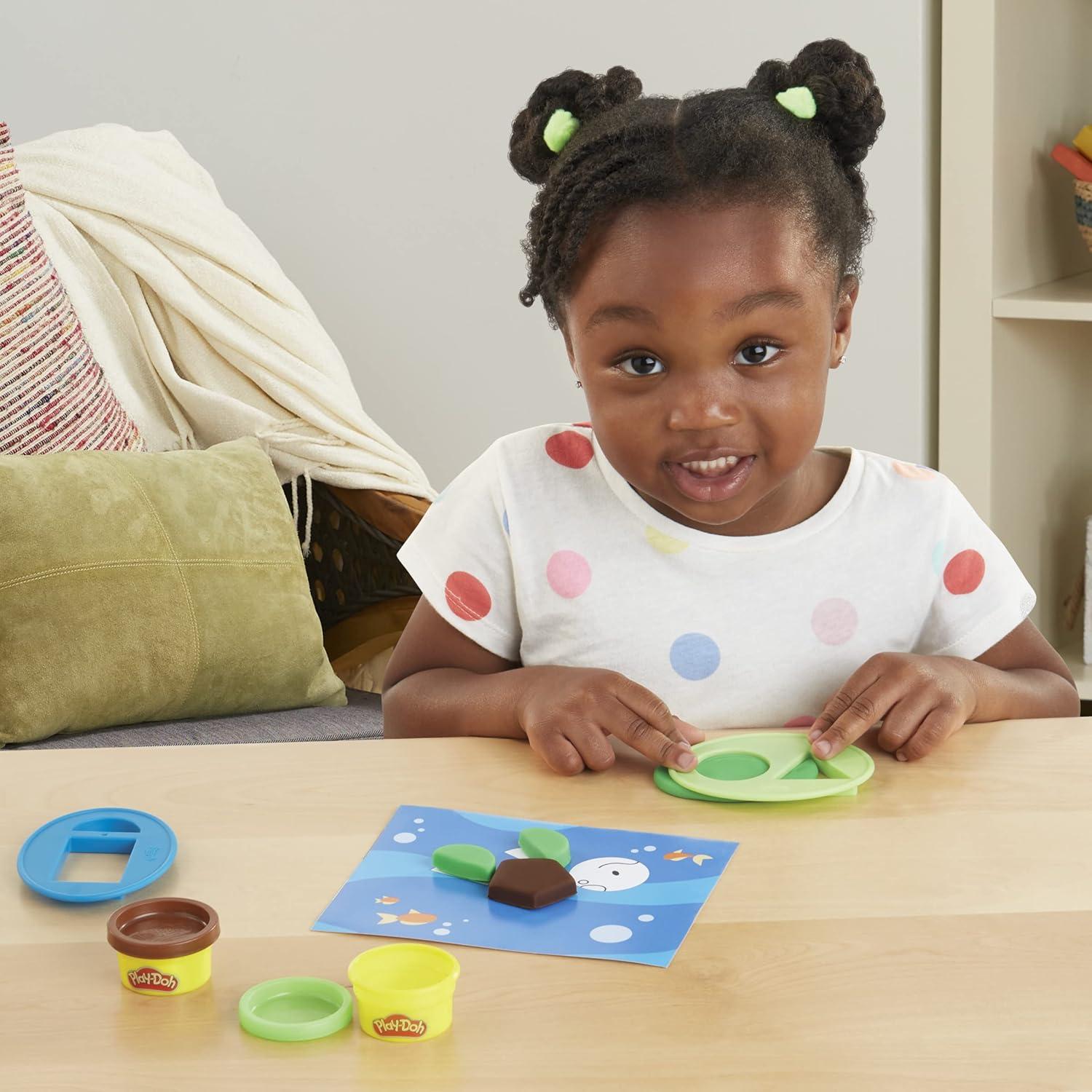 imagePlayDoh Shapes and Colors Set 5 Activity Playmats 15 Tools ampamp 10 Cans of Assort Colors Back to School Classroom Supplies Preschool Toys Ages 2 Amazon Exclusive