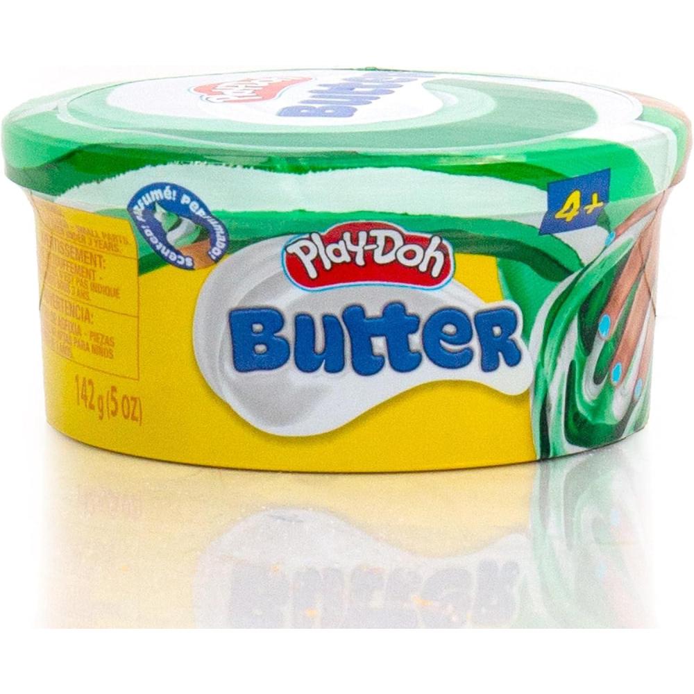 imagePlayDoh Butter Teal ampamp Orange Compound Coconut Scent Single 5 oz CanGreen  White  Mint Chocolate Chip
