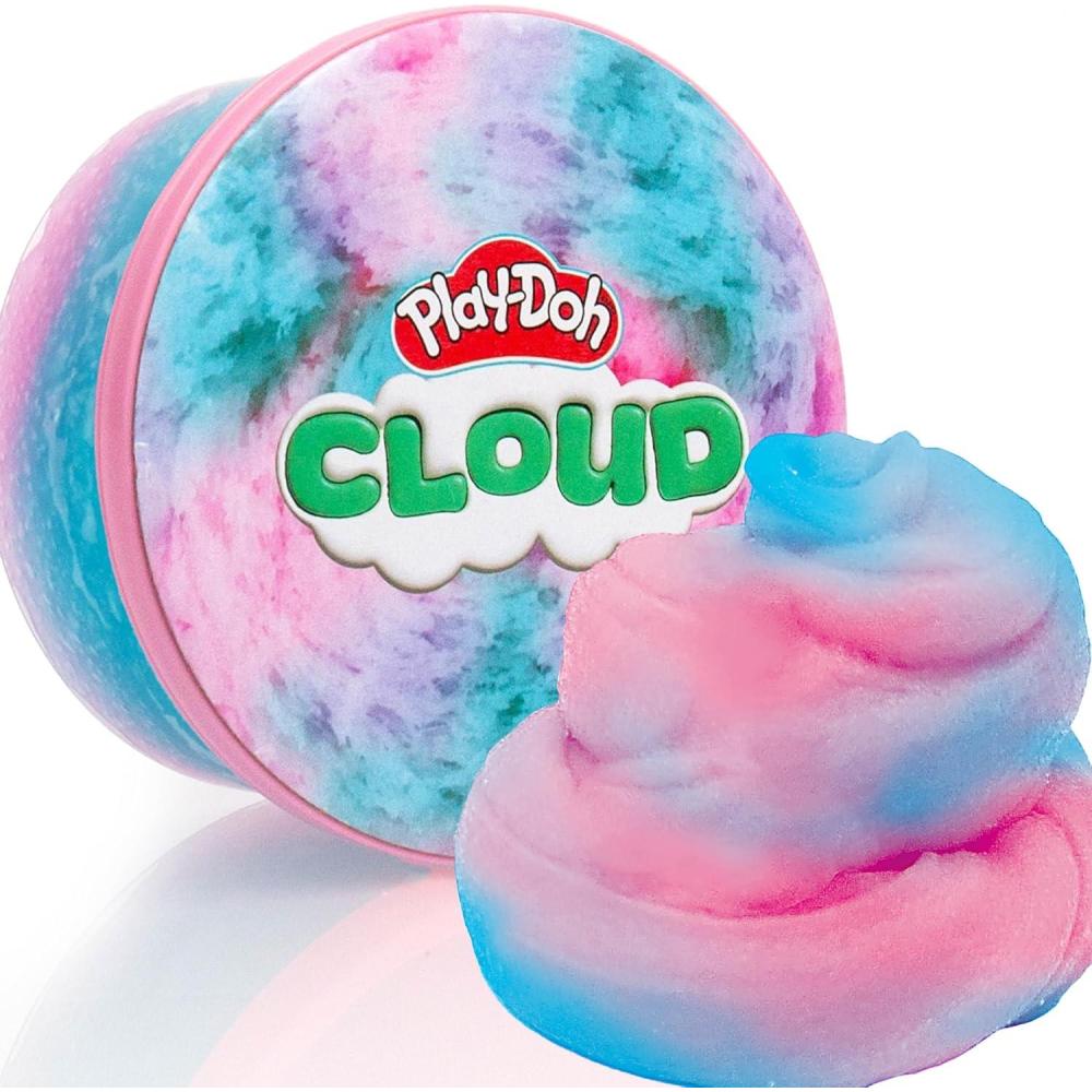 imagePlayDoh Butter Teal ampamp Orange Compound Coconut Scent Single 5 oz CanPink  Blue  Cotton Candy