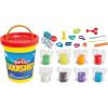imagePlayDoh Squished Creative Challenge Set with 4 Activities for Kids 5 Years and Up 30 Challenge Cards Mega Can with 8 Modeling Compound Colors