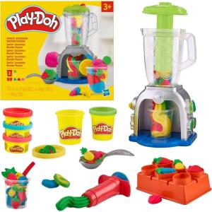 Play Doh Swirlin’ Smoothies Toy Blender Playset, Play Kitchen Appliances, Kids Arts and Crafts Toys for 3 Year Old Girls and Boys and Up