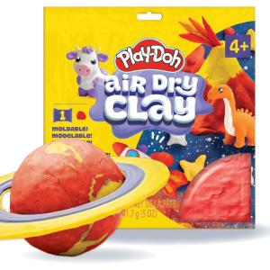 Play-Doh Brand Air-Dry Clay Bucket, Paintable White Modeling Clay, Arts & Crafts Gift, Craft Supplies, Sculpting and Molding Clay for Kids(Red)