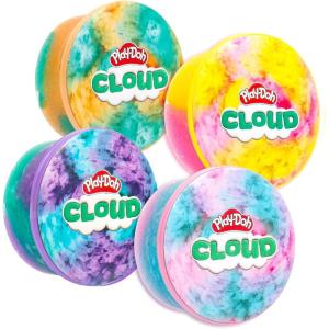 Play-Doh Butter, Teal & Orange Compound, Coconut Scent, Single 5 oz. Can(4-Piece Bundle Pack)