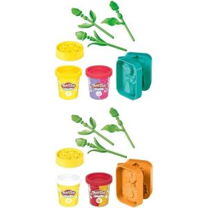 Play-Doh Flower Bundle, Tulips, Daffodils, Sunflower & Daisies, Kids Arts & Crafts Kit, Gifts for Girls & Boys (Bundle)(Flowers Bundle)