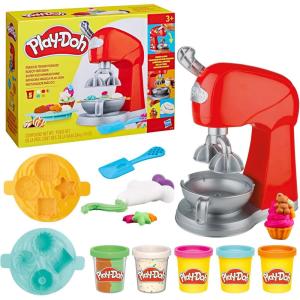 Play-Doh Kitchen Creations Magical Mixer Playset, Toy Mixer with Play Kitchen Accessories, Arts and Crafts for Kids 3 Years and Up(Small)