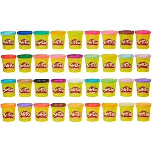 Play-Doh Modeling Compound 36-Pack Case of Colors, Non-Toxic, 3 Oz Cans of Assort. Colors, Back to School Classroom Supplies, Preschool Toys, Ages 2+ (Amazon Exclusive)(36-Pack)