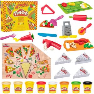 Play-Doh Pizza Slice Playset, Play Food Kitchen Toys for Kids, Arts & Crafts for Boys & Girls 3+ (Amazon Exclusive)