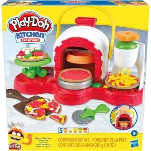 Play-Doh Stamp ‘N Top Pizza Oven Toy with 5 Non-Toxic Colors(Pizza Oven Toy)