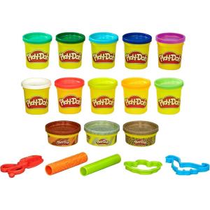 Play-Doh Unicorn Theme 13-Pack of Non-Toxic Modeling Compound Including Sparkle and Metallic Colors Plus 6 Tools (Amazon Exclusive)(Dinosaur)