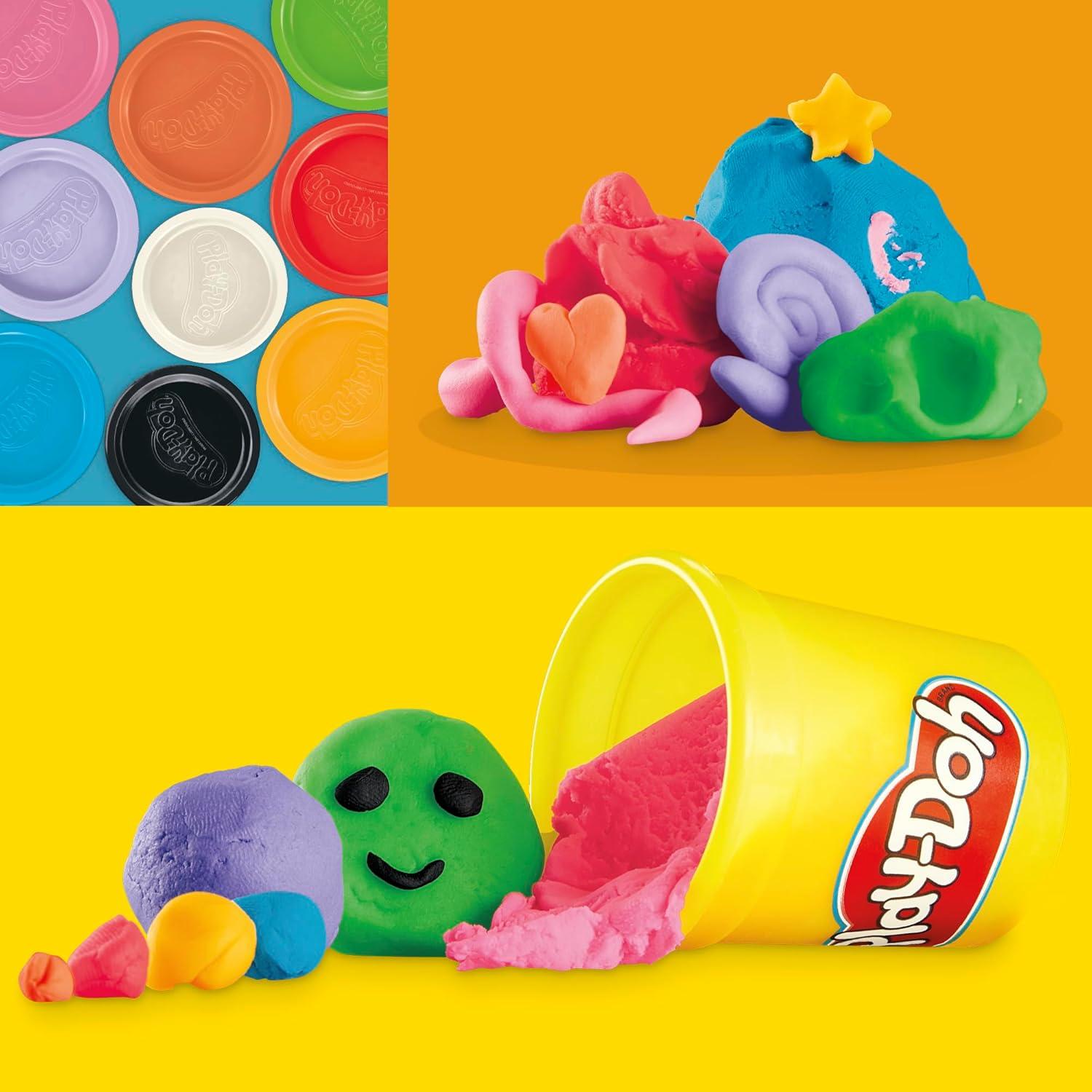 imagePlayDoh 9 Pack Favorite Color Set Assorted Colors 2 ampamp 4 Ounce Modeling Compound Cans Kids Arts ampamp Crafts Back to School Gifts ampamp Prizes Preschool Toys Ages 2 Amazon Exclusive