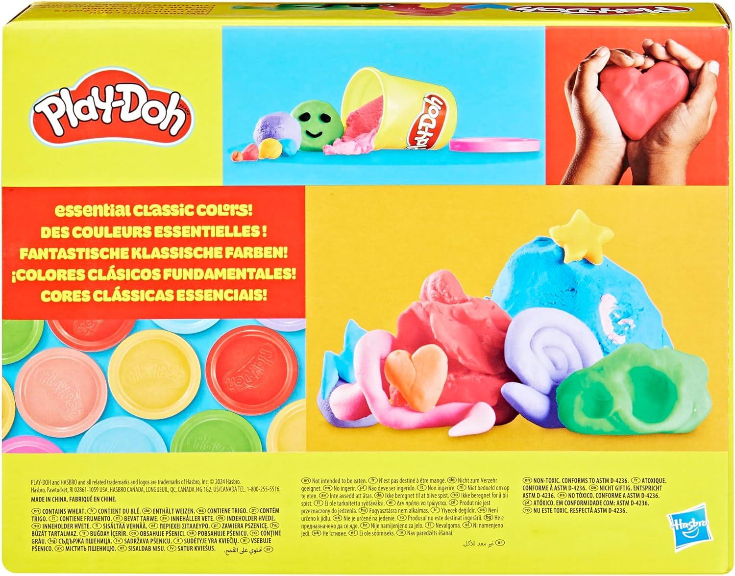imagePlayDoh 9 Pack Favorite Color Set Assorted Colors 2 ampamp 4 Ounce Modeling Compound Cans Kids Arts ampamp Crafts Back to School Gifts ampamp Prizes Preschool Toys Ages 2 Amazon Exclusive
