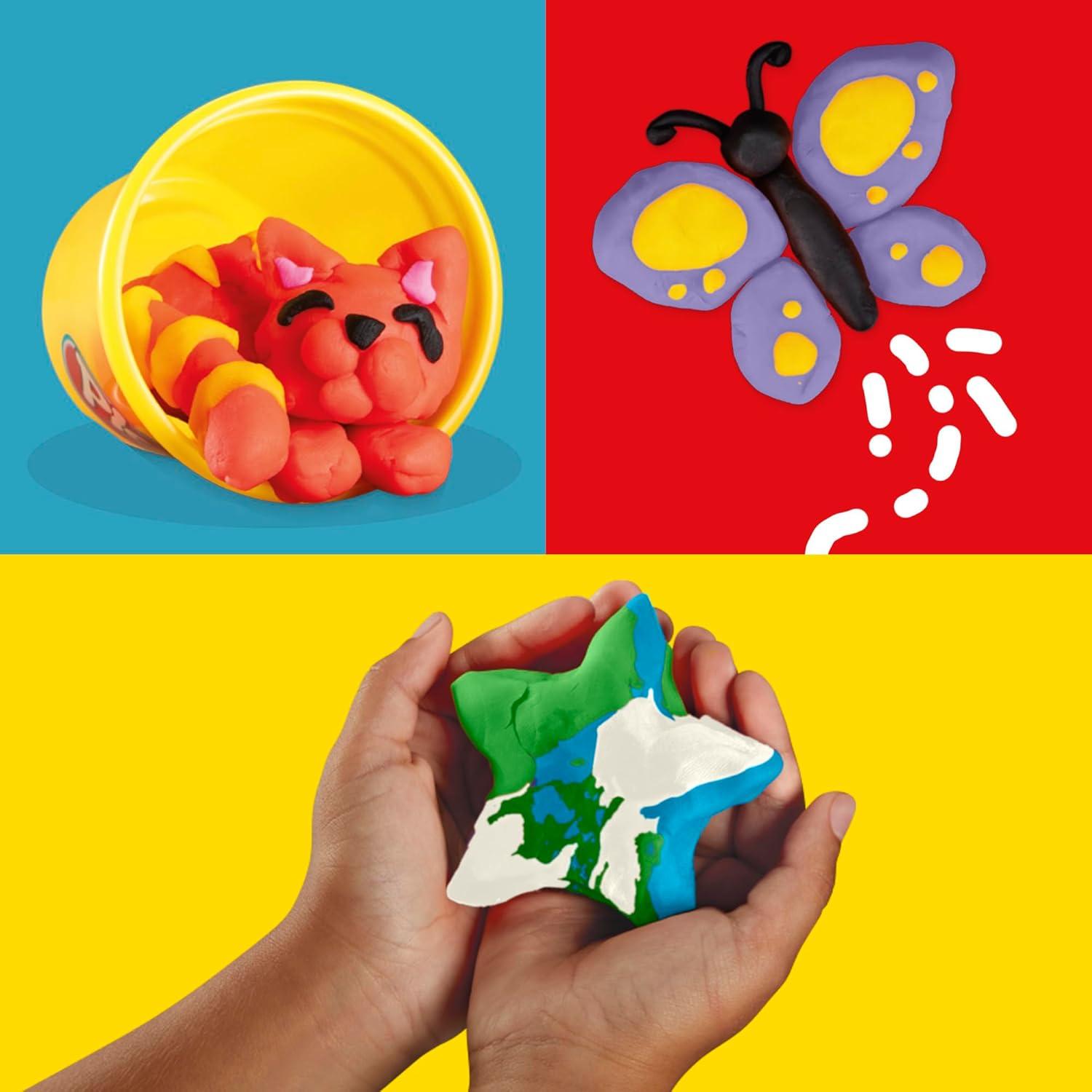 imagePlayDoh 9 Pack Favorite Color Set Assorted Colors 2 ampamp 4 Ounce Modeling Compound Cans Kids Arts ampamp Crafts Back to School Gifts ampamp Prizes Preschool Toys Ages 2 Amazon Exclusive