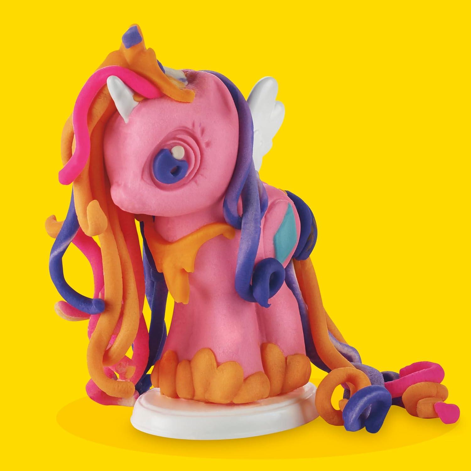 imagePlayDoh Make ampamp Style Ponies Set My Little Pony Toys and Figures Kids Arts and Crafts Playset Amazon ExclusiveMake n Style Ponies