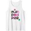 imagePlayDoh Squished Pro Center Bold Filled Logo Tank TopWhite