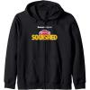 imagePlayDoh Squished Retro Classic Dough Logo Zip HoodieBlack