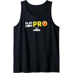 Play-Doh Squished Center Play-Doh Pro Bold Lightning Logo Tank Top(Black)