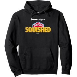 Play-Doh Squished Retro Classic Dough Logo Pullover Hoodie(Black)