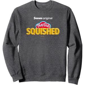 Play-Doh Squished Retro Classic Dough Logo Sweatshirt(Dark Heather Grey)