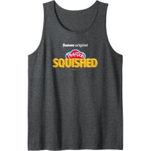 Play-Doh Squished Retro Classic Dough Logo Tank Top(Dark Heather Grey)