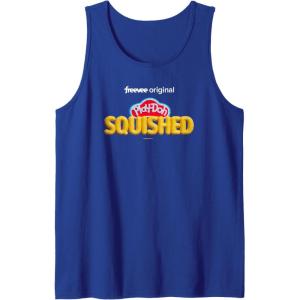 Play-Doh Squished Retro Classic Dough Logo Tank Top(Royal Blue)