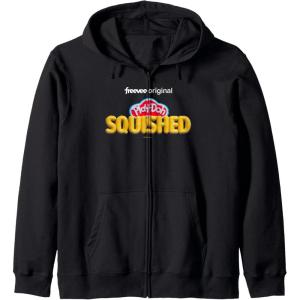 Play-Doh Squished Retro Classic Dough Logo Zip Hoodie(Black)