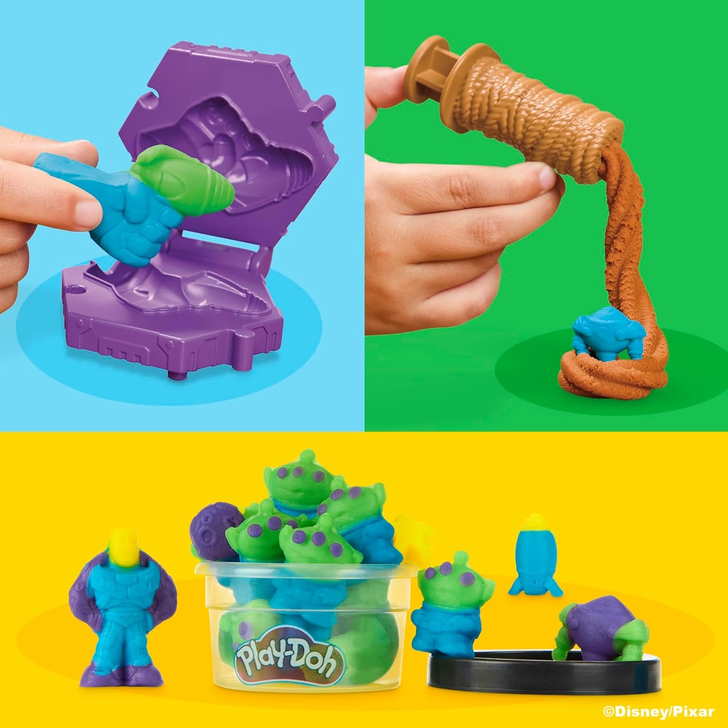 imagePlayDoh Toy Story Space Creations Playset Arts amp Crafts Disney Toys for Kids 4