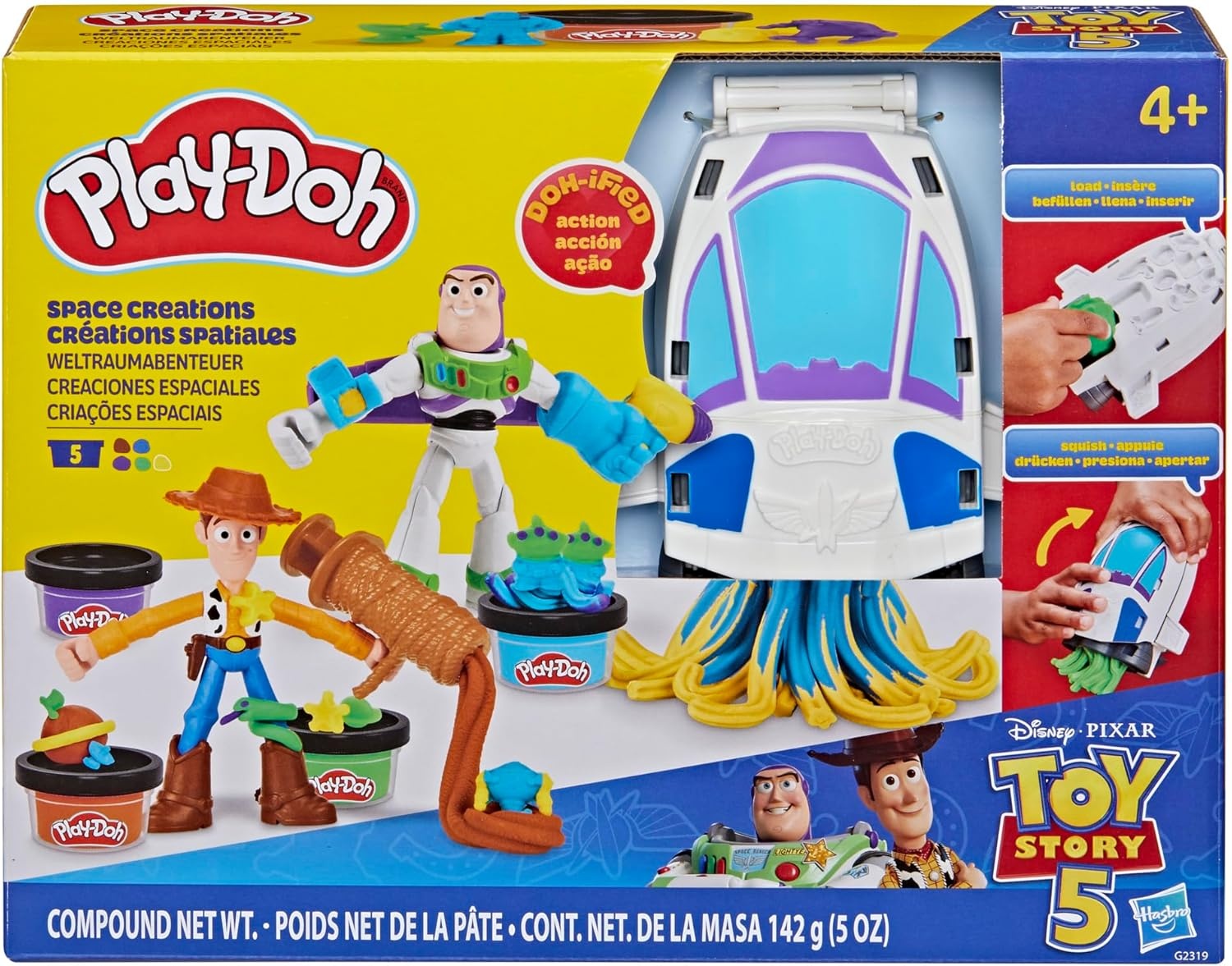 imagePlayDoh Toy Story Space Creations Playset Arts amp Crafts Disney Toys for Kids 4