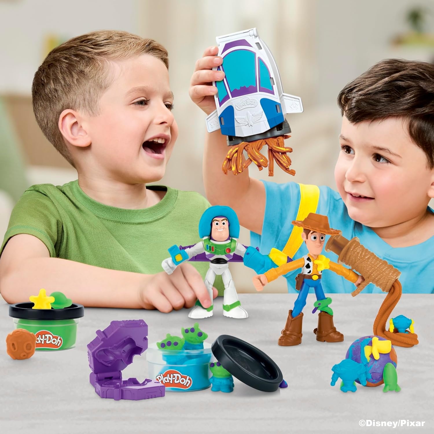 imagePlayDoh Toy Story Space Creations Playset Arts amp Crafts Disney Toys for Kids 4
