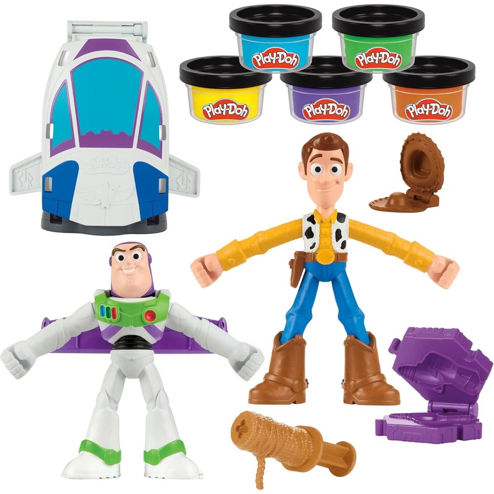 imagePlayDoh Toy Story Space Creations Playset Arts amp Crafts Disney Toys for Kids 4